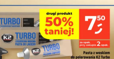 Pasta z woskiem do polerowania K2 Turbo