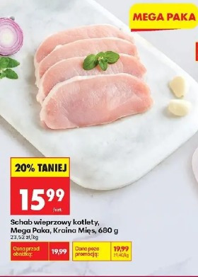 Schab wieprzowy kotlety, Mega Paka, Kraina Mięs