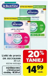 Listki do prania Dr. Beckmann