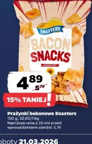 Prażynki bekonowe SnaXters