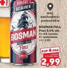 Bosman Full Piwo 5.6% alk.