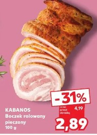 Kabanos Boczek rolowany pieczony