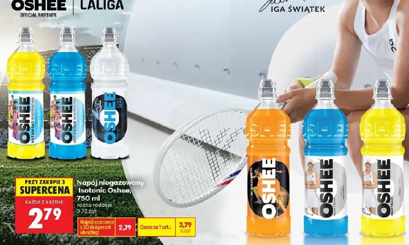 Napój niegazowany Isotonic Oshee