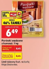 Parówki wędzone z kurcząt