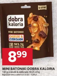 Mini batoniki Dobra Kaloria orzeszki & czekolada