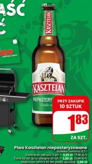 Piwo Kasztelan niepasteryzowane