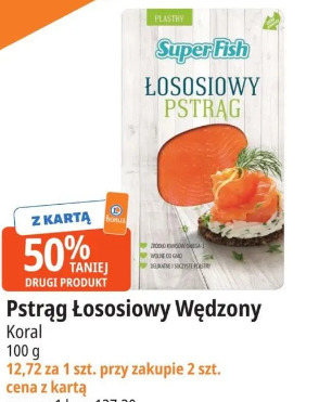 Pstrąg łososiowy wędzony