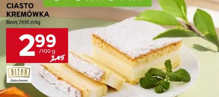 Ciasto kremówka Bizon