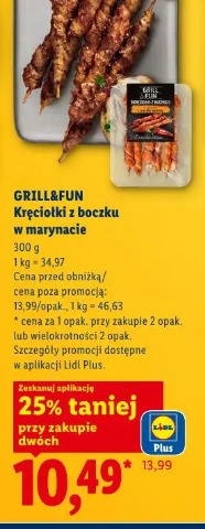 GRILL&FUN Kręciołki z boczku w marynacie