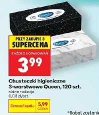 Chusteczki higieniczne Queen