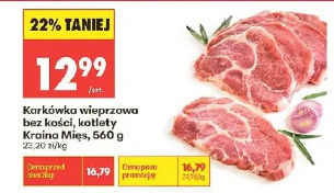 Karkówka wieprzowa bez kości kotlety Kraina Mięs