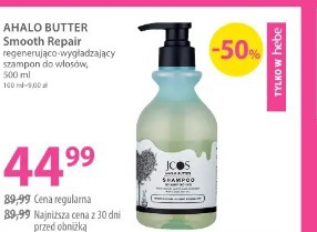 Ahaho Butter Smooth Repair regenerująco-wygładzający szampon do włosów