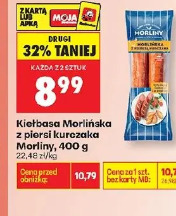 Kiełbasa Morlińska z piersi kurczaka Morliny