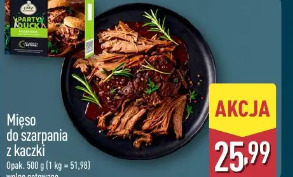 Mięso do szarpania z kaczki