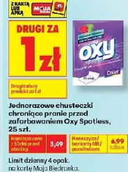 Jednorazowe chusteczki chroniące pranie przed zafarbowaniem Oxy Spotless