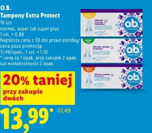 O.B. tampony Extra Protect