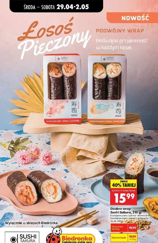 Double wrap Sushi Sakura