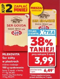 Mlekovita Ser żółty w plastrach
