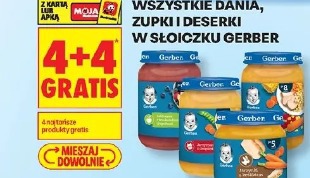 Wszystkie dania, zupki i deserki w słoiczku Gerber