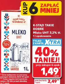 K-Stąd takie dobre mleko UHT 3,2%