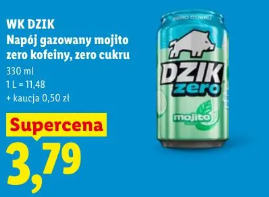 Wk Dzik Napój gazowany mojito zero kofeiny, zero cukru