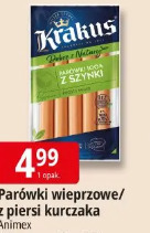 Parówki wieprzowe/z piersi kurczaka Krakus Animex