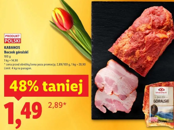 Boczek góralski Kabanos