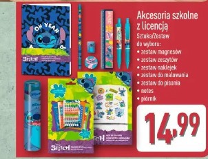 Akcesoria szkolne z licencją
