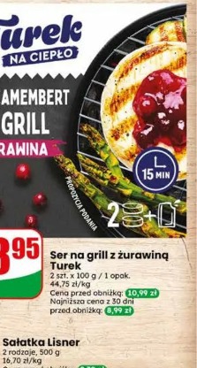 Ser na grill z żurawiną Turek