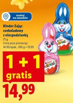 Kinder Zając czekoladowy z niespodzianką