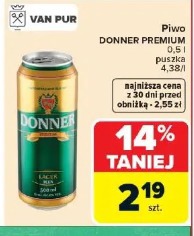 Piwo DONNER PREMIUM