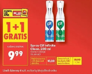 Spray Cif Infinite Clean