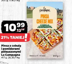 Pinsa z cebulą i pomidorami półsuszonymi La Campagna