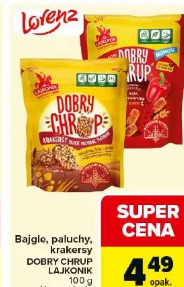 Bajgle, paluchy, krakersy DOBRY CHRUP LAJKONIK