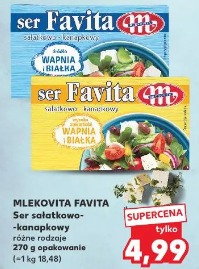 Mlekovita Favita Ser sałatkowo-kanapkowy różne rodzaje