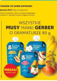 Wszystkie musy marki Gerber o gramaturze 80 g