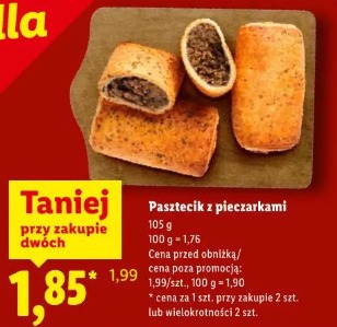 Pasztecik z pieczarkami