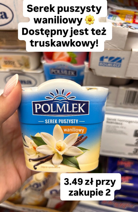 Polmlek serek puszysty waniliowy