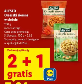 Alesto Orzeszki ziemne w cieście