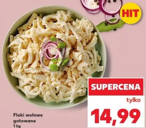 Flaki wołowe gotowane