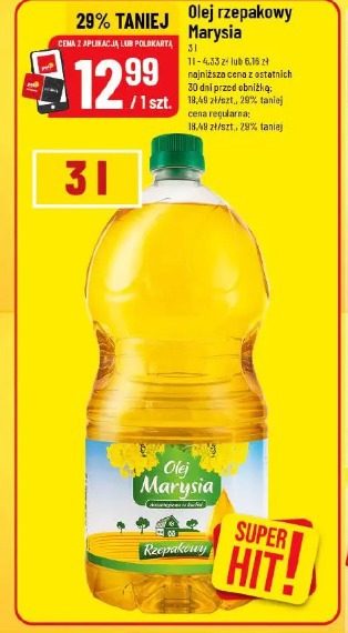 Olej rzepakowy Marysia