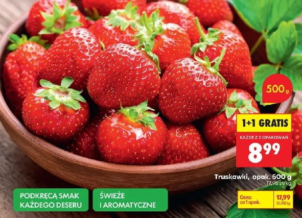 Truskawki, opak. 500g