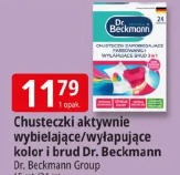 Chusteczki aktywnie wybielające/wypłukujące kolor i brud Dr. Beckmann