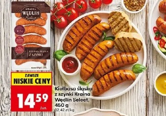 Kiełbasa Śląska z szynki Kraina Wędlin Select