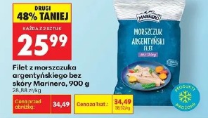 Filet z morszczuka argentyńskiego bez skóry Marinero