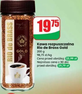 Kawa rozpuszczalna Rio de Brass Gold