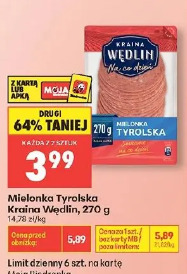 Mielonka Tyrolska Kraina Wędlin