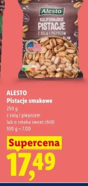 Alesto Pistacje smakowe