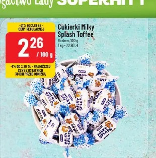 Cukierki Milky Splash Toffee