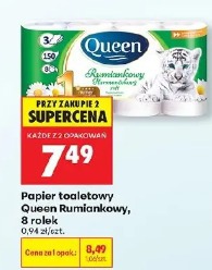 Papier toaletowy Queen Rumiankowy